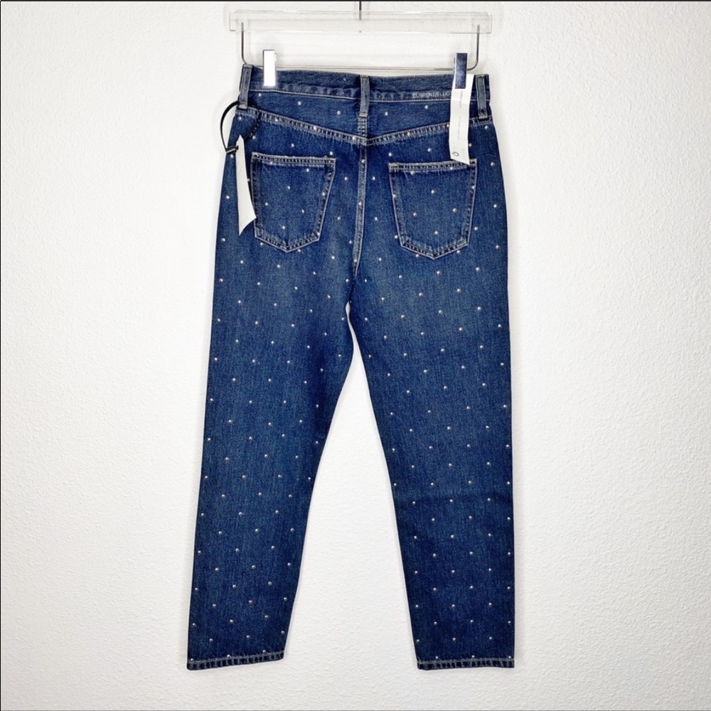 NWT Current Elliott Studded High Rise Vintage Crop - Picture 5 of 7